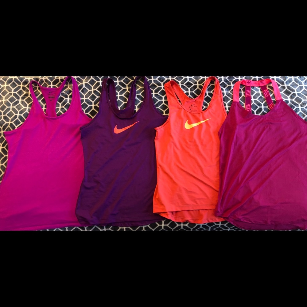 Womens Nike Dri-Fit Nike Pro Tank Tops